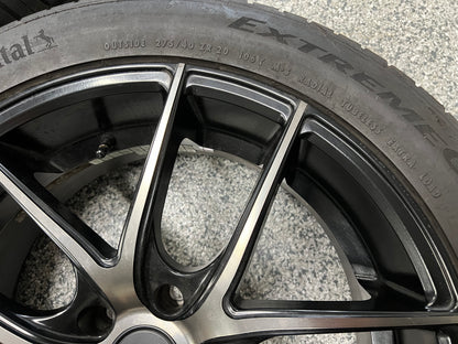 2010-2015 Chevrolet Camaro Niche Machined Black Wheels Set of 4 20x8.5" 20x10"