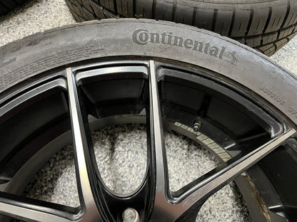 2010-2015 Chevrolet Camaro Niche Machined Black Wheels Set of 4 20x8.5" 20x10"