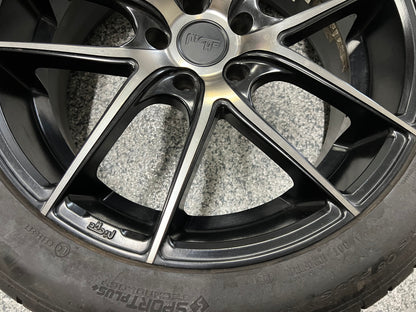 2010-2015 Chevrolet Camaro Niche Machined Black Wheels Set of 4 20x8.5" 20x10"