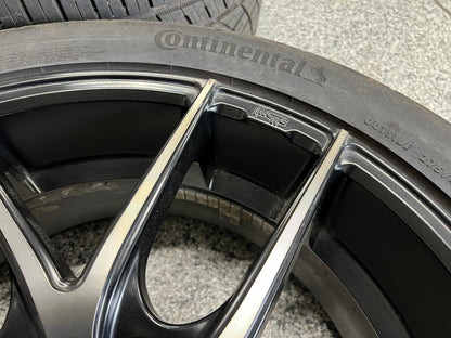 2010-2015 Chevrolet Camaro Niche Machined Black Wheels Set of 4 20x8.5" 20x10"