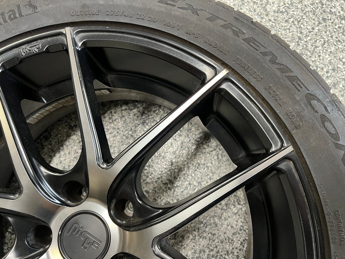 2010-2015 Chevrolet Camaro Niche Machined Black Wheels Set of 4 20x8.5" 20x10"