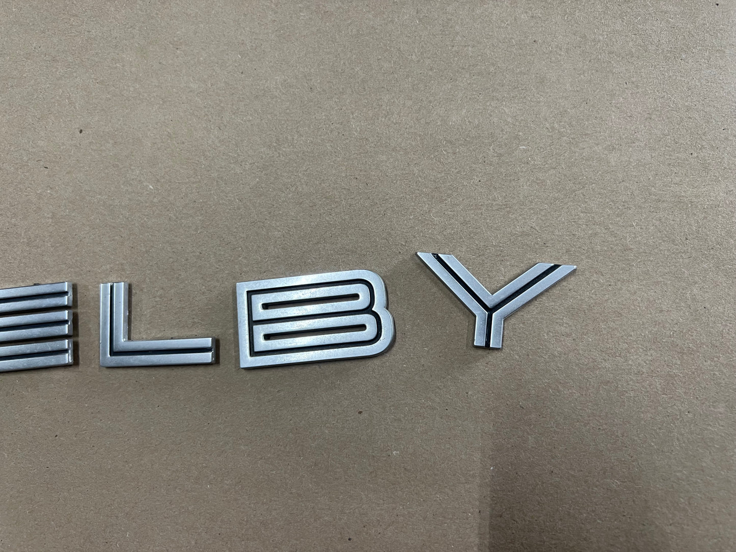 2007-2014 Ford Mustang Shelby GT500 Decklid Shelby Trunk Letters Emblems