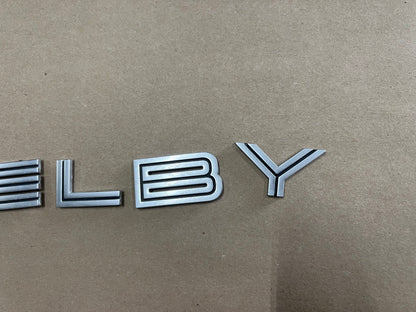 2007-2014 Ford Mustang Shelby GT500 Decklid Shelby Trunk Letters Emblems