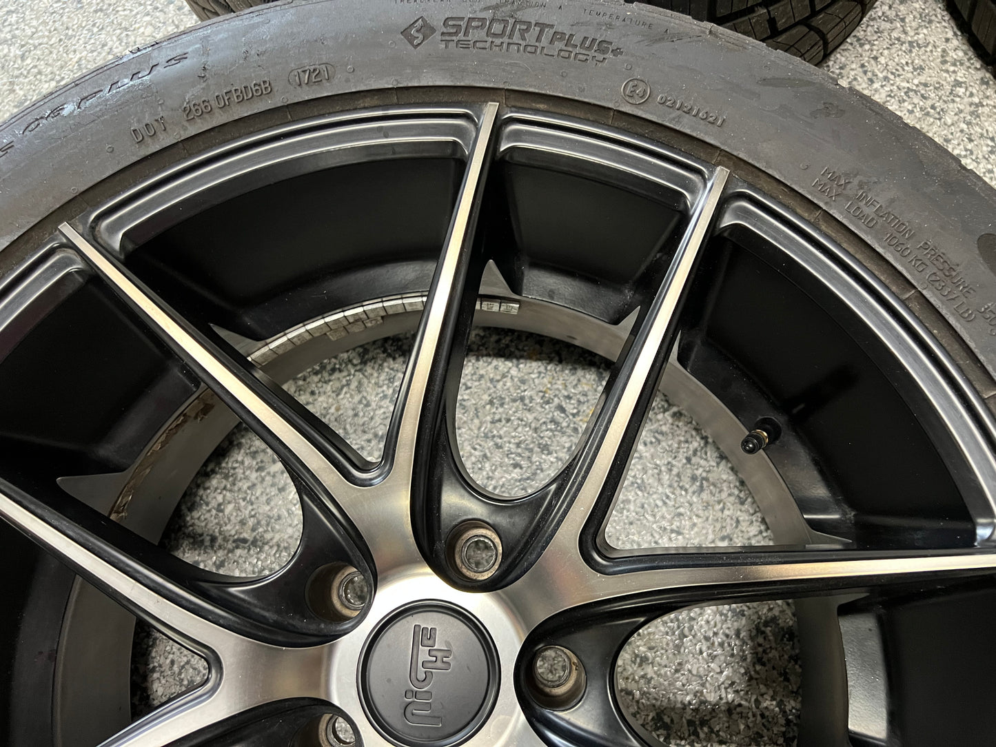 2010-2015 Chevrolet Camaro Niche Machined Black Wheels Set of 4 20x8.5" 20x10"