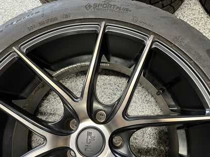 2010-2015 Chevrolet Camaro Niche Machined Black Wheels Set of 4 20x8.5" 20x10"
