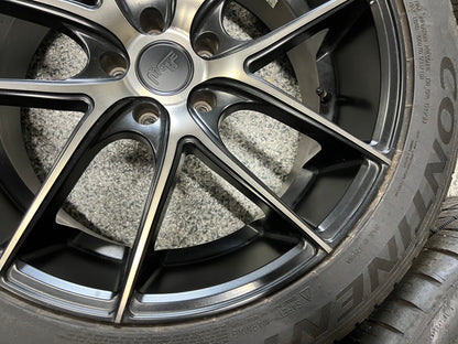 2010-2015 Chevrolet Camaro Niche Machined Black Wheels Set of 4 20x8.5" 20x10"