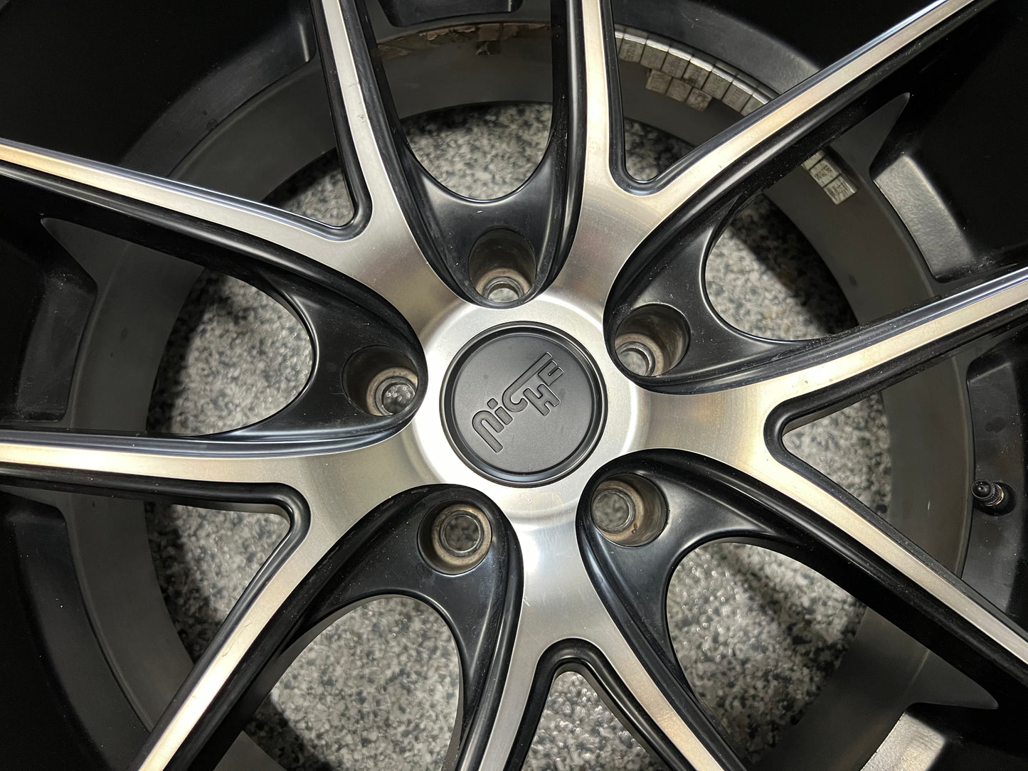 2010-2015 Chevrolet Camaro Niche Machined Black Wheels Set of 4 20x8.5" 20x10"