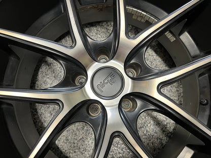 2010-2015 Chevrolet Camaro Niche Machined Black Wheels Set of 4 20x8.5" 20x10"