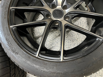 2010-2015 Chevrolet Camaro Niche Machined Black Wheels Set of 4 20x8.5" 20x10"