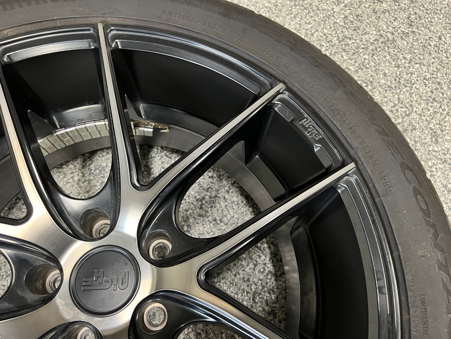 2010-2015 Chevrolet Camaro Niche Machined Black Wheels Set of 4 20x8.5" 20x10"
