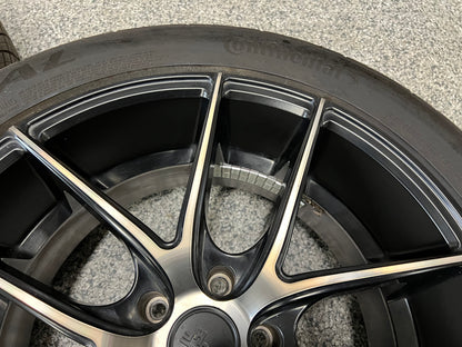2010-2015 Chevrolet Camaro Niche Machined Black Wheels Set of 4 20x8.5" 20x10"