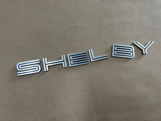 2007-2014 Ford Mustang Shelby GT500 Decklid Shelby Trunk Letters Emblems