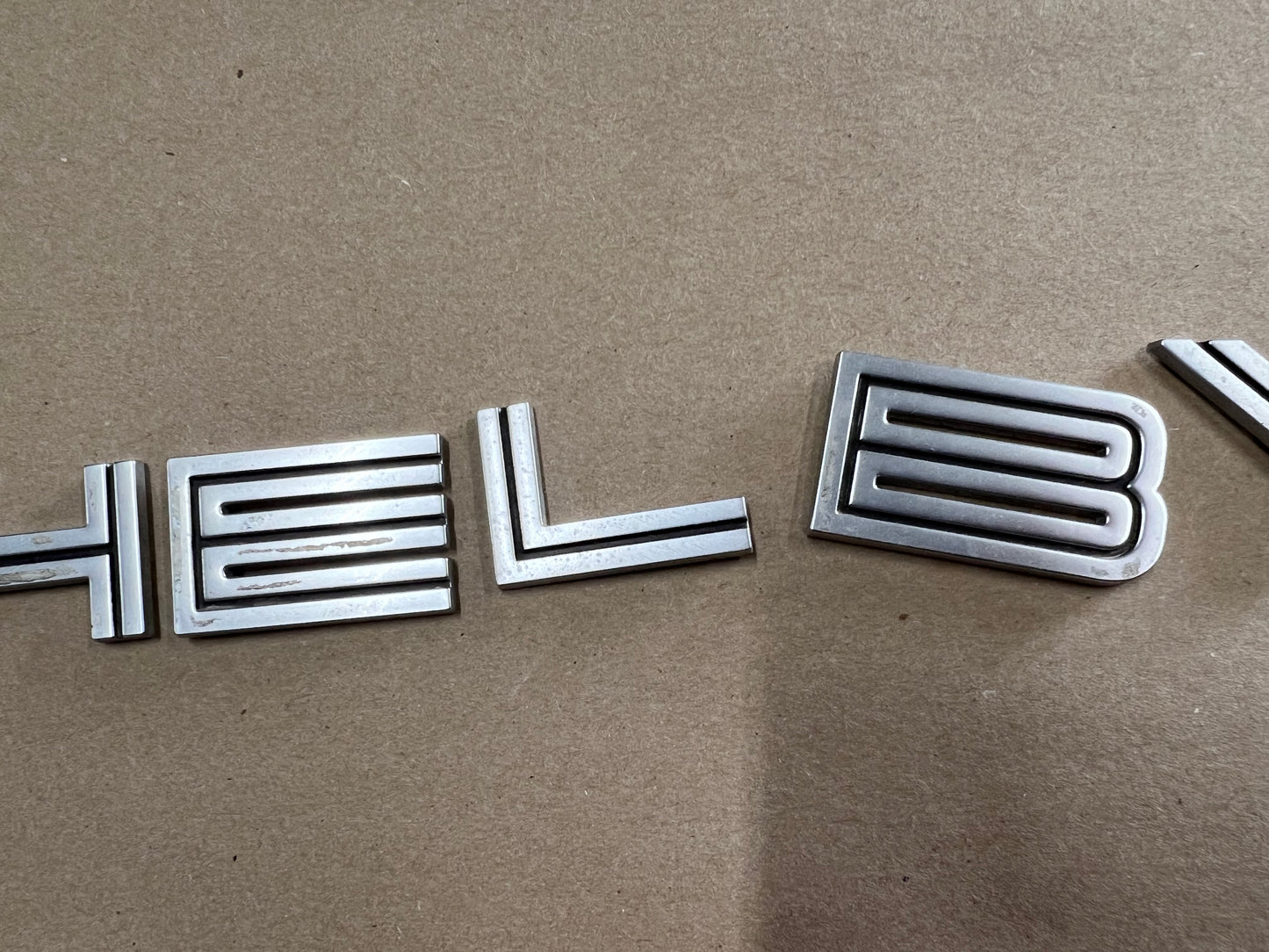 2007-2014 Ford Mustang Shelby GT500 Decklid Shelby Trunk Letters Emblems