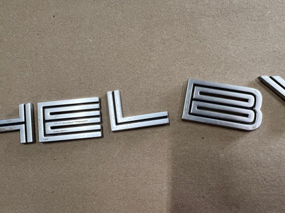 2007-2014 Ford Mustang Shelby GT500 Decklid Shelby Trunk Letters Emblems