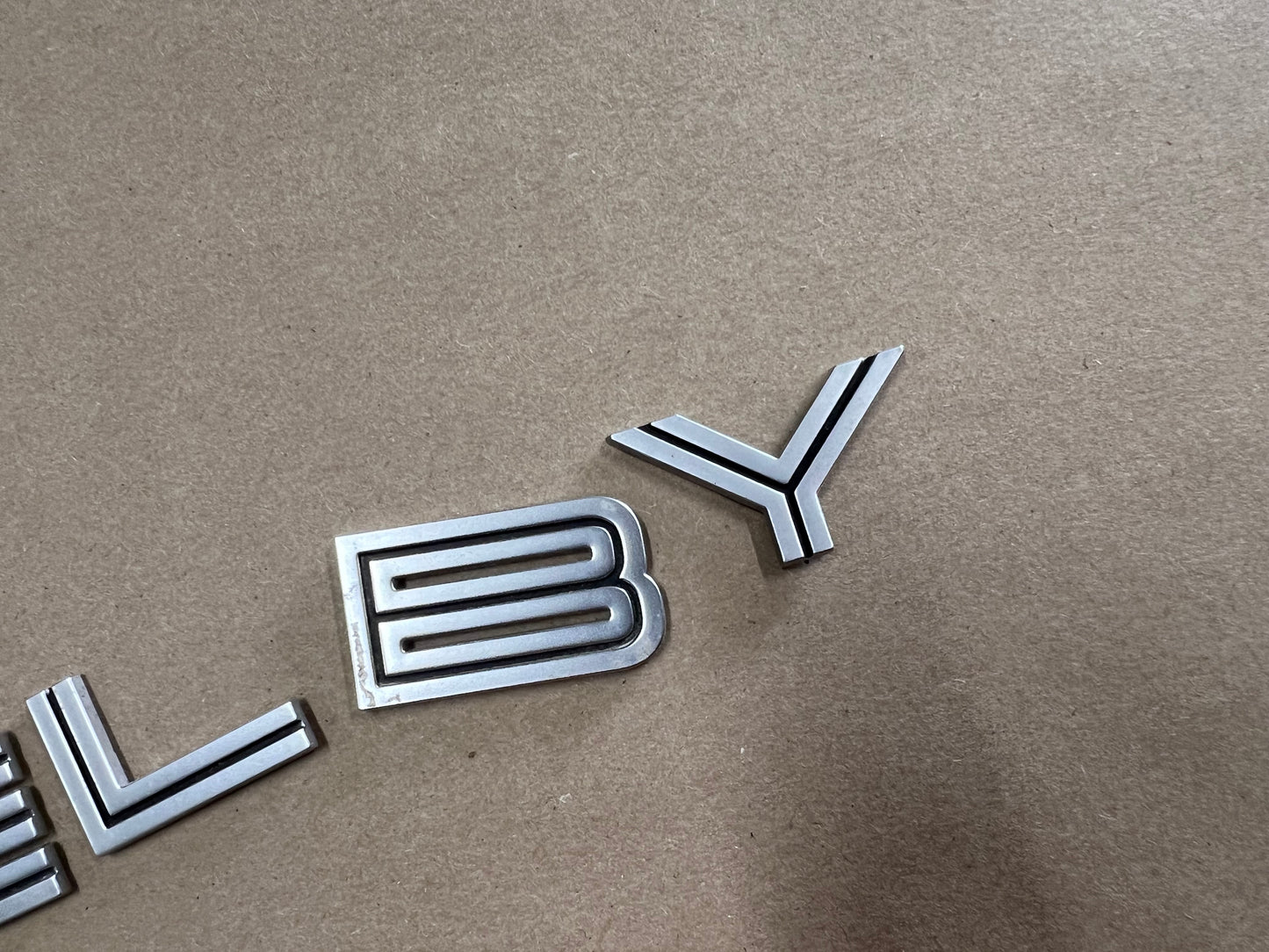 2007-2014 Ford Mustang Shelby GT500 Decklid Shelby Trunk Letters Emblems