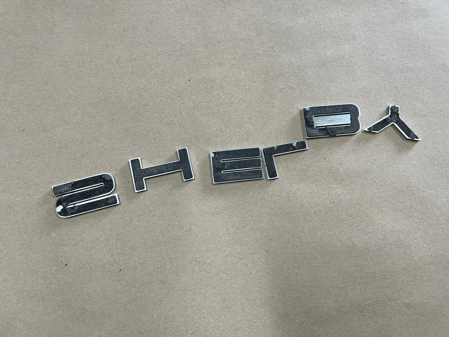 2007-2014 Ford Mustang Shelby GT500 Decklid Shelby Trunk Letters Emblems