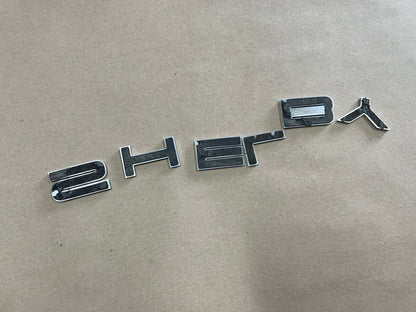2007-2014 Ford Mustang Shelby GT500 Decklid Shelby Trunk Letters Emblems