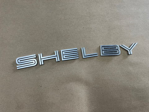 2007-2014 Ford Mustang Shelby GT500 Decklid Shelby Trunk Letters Emblems