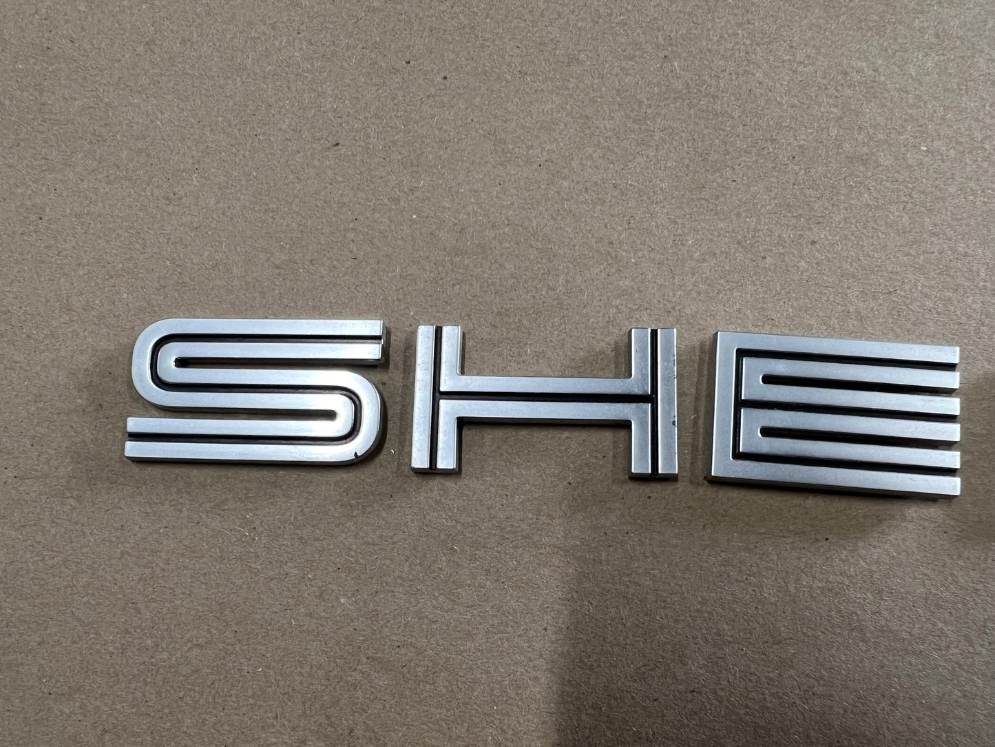 2007-2014 Ford Mustang Shelby GT500 Decklid Shelby Trunk Letters Emblems