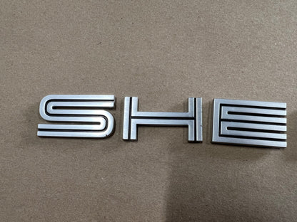 2007-2014 Ford Mustang Shelby GT500 Decklid Shelby Trunk Letters Emblems