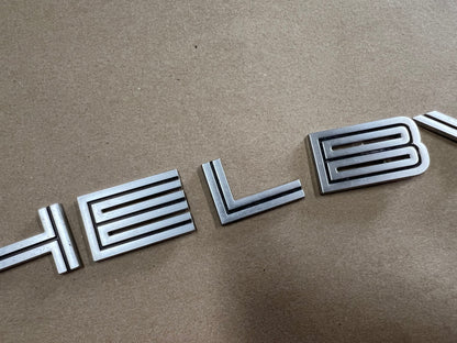 2007-2014 Ford Mustang Shelby GT500 Decklid Shelby Trunk Letters Emblems