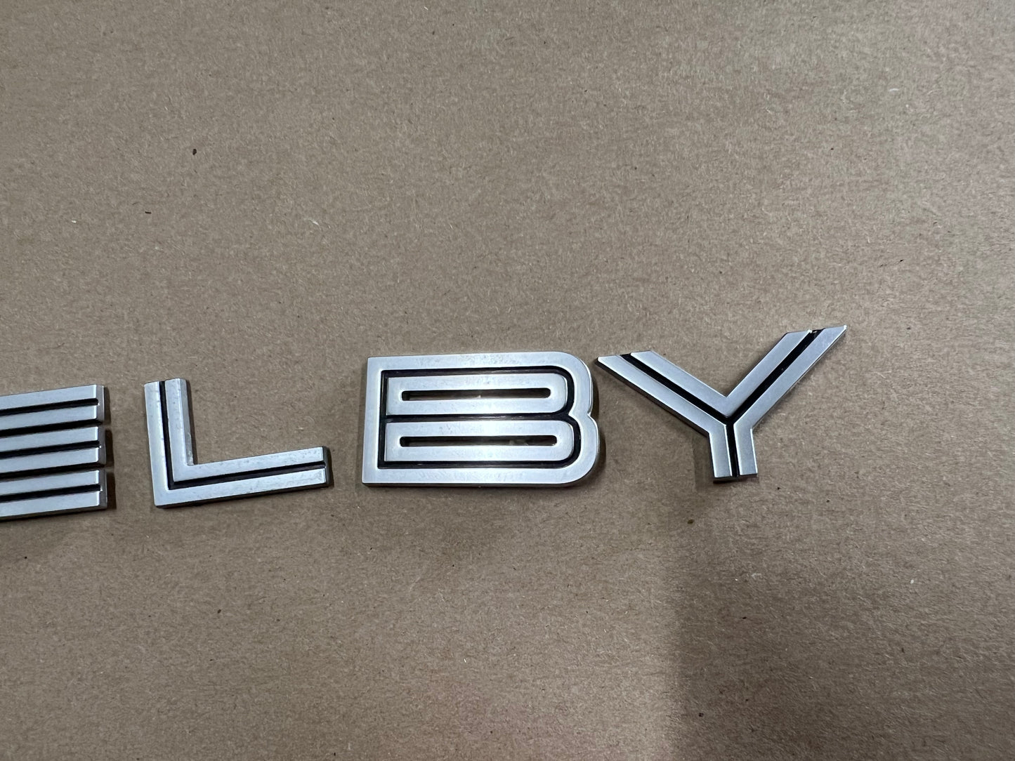 2007-2014 Ford Mustang Shelby GT500 Decklid Shelby Trunk Letters Emblems