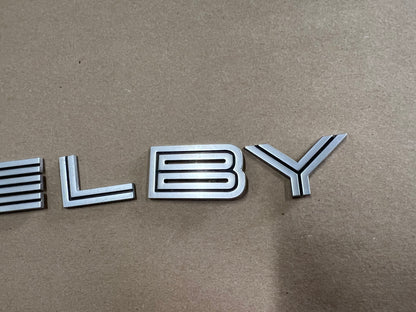 2007-2014 Ford Mustang Shelby GT500 Decklid Shelby Trunk Letters Emblems
