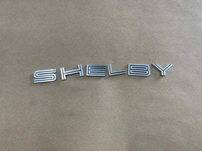 2007-2014 Ford Mustang Shelby GT500 Decklid Shelby Trunk Letters Emblems