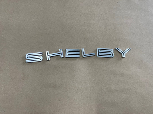 2007-2014 Ford Mustang Shelby GT500 Decklid Shelby Trunk Letters Emblems