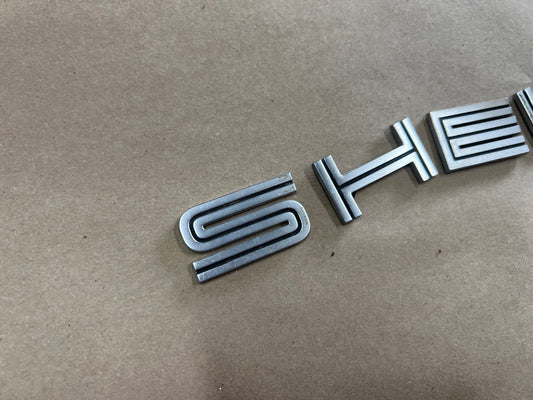 2007-2014 Ford Mustang Shelby GT500 Decklid Shelby Trunk Letters Emblems