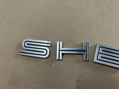 2007-2014 Ford Mustang Shelby GT500 Decklid Shelby Trunk Letters Emblems