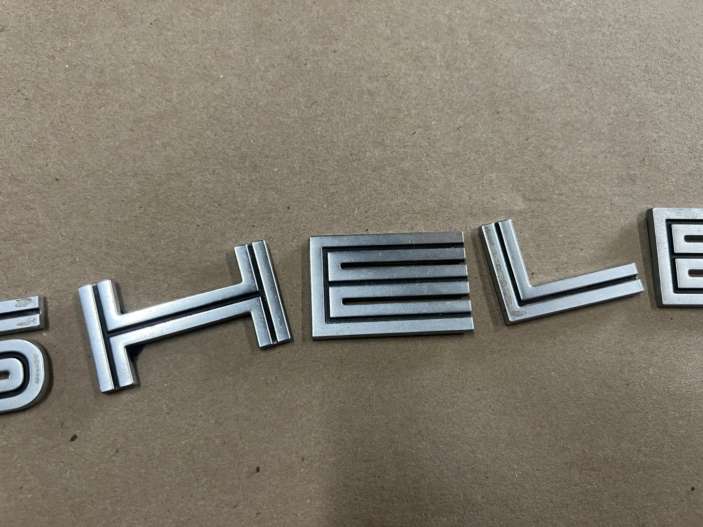 2007-2014 Ford Mustang Shelby GT500 Decklid Shelby Trunk Letters Emblems