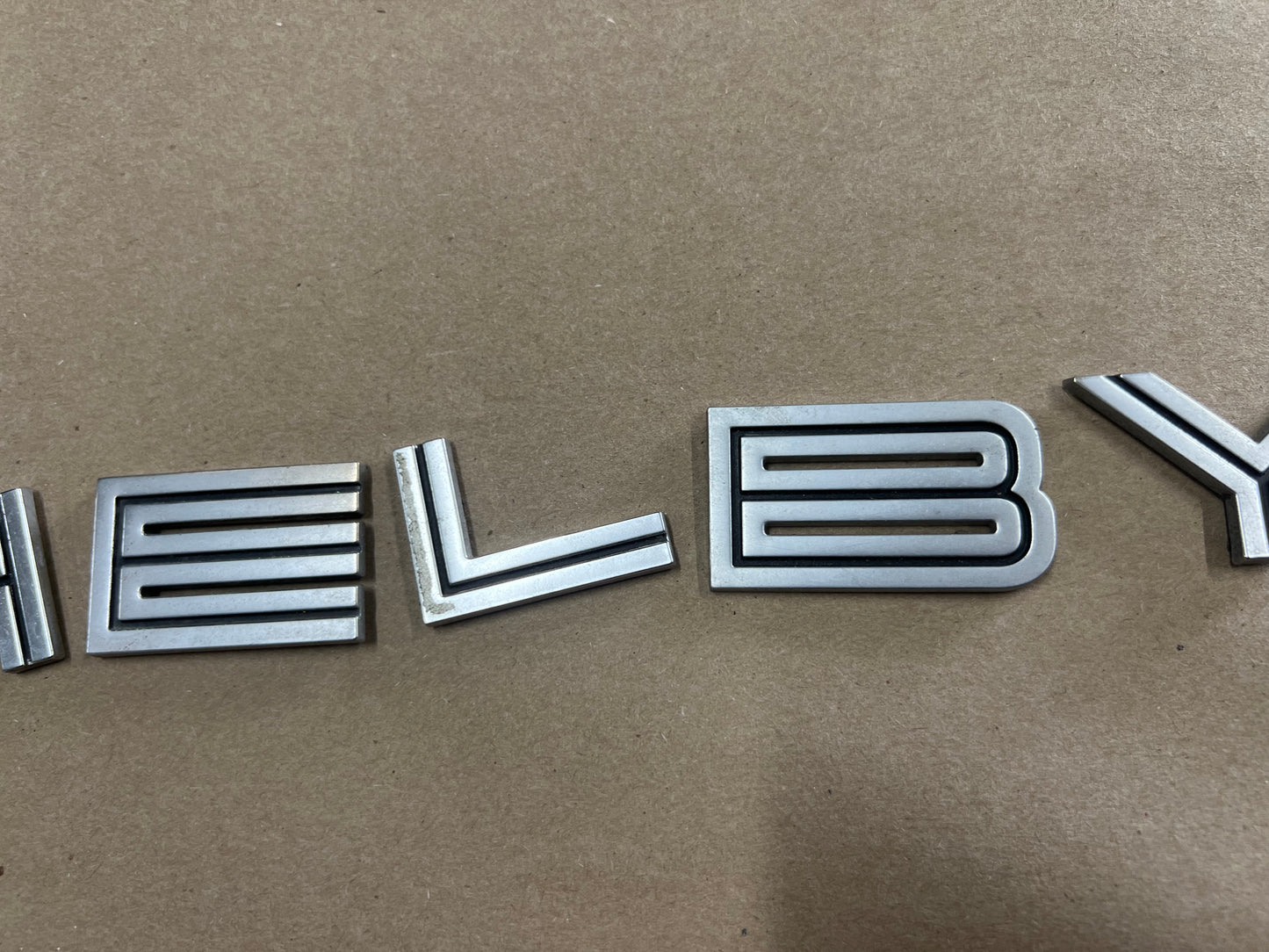 2007-2014 Ford Mustang Shelby GT500 Decklid Shelby Trunk Letters Emblems