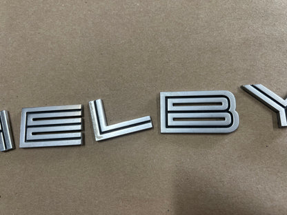 2007-2014 Ford Mustang Shelby GT500 Decklid Shelby Trunk Letters Emblems