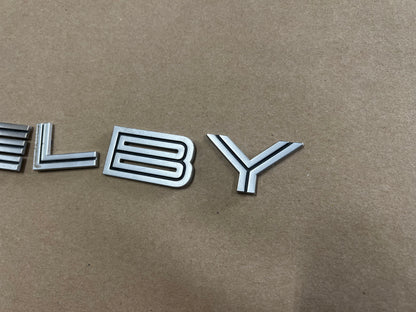 2007-2014 Ford Mustang Shelby GT500 Decklid Shelby Trunk Letters Emblems