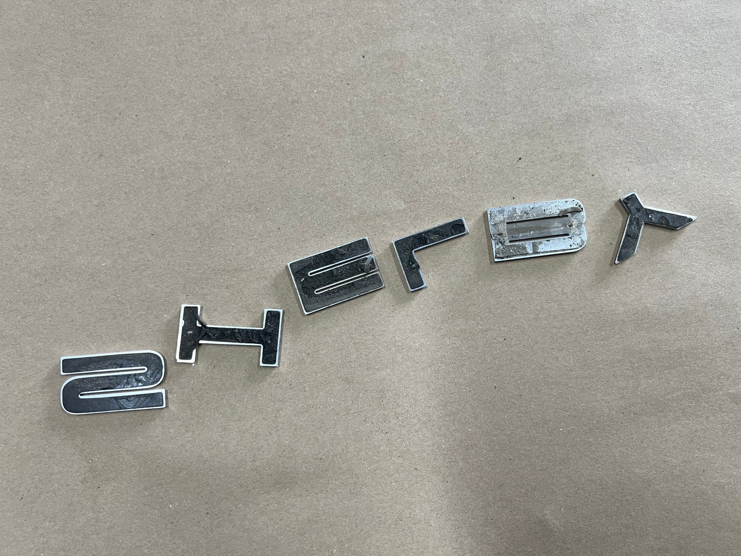 2007-2014 Ford Mustang Shelby GT500 Decklid Shelby Trunk Letters Emblems