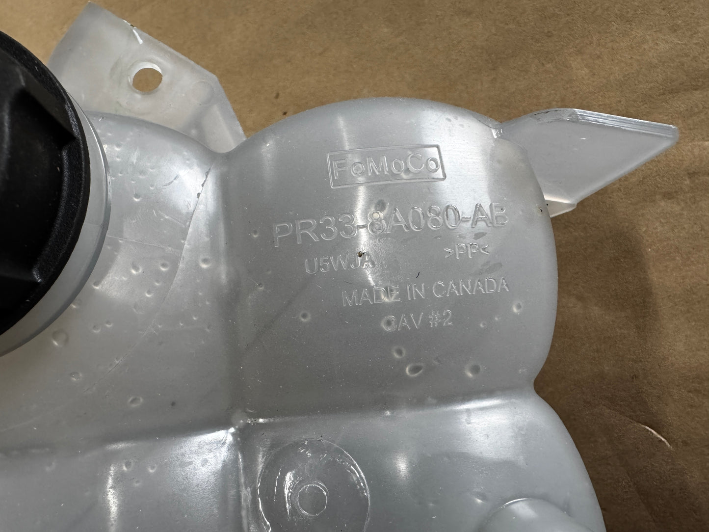 2024-2026 Ford Mustang GT Coyote 5.0L V8 Coolant Overflow Tank