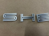 2007-2014 Ford Mustang Shelby GT500 Decklid Shelby Trunk Letters Emblems