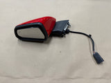 2021-2023 Ford Mustang GT LH Driver Side Mirror Blind Spot Puddle "Race Red"