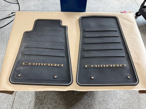 2010-2015 Chevrolet Camaro Molded Rubber Front Floor Mats