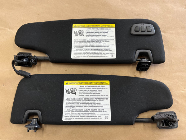 2015-2023 Ford Mustang GT Coupe Sun Visors Pair “Home link”
