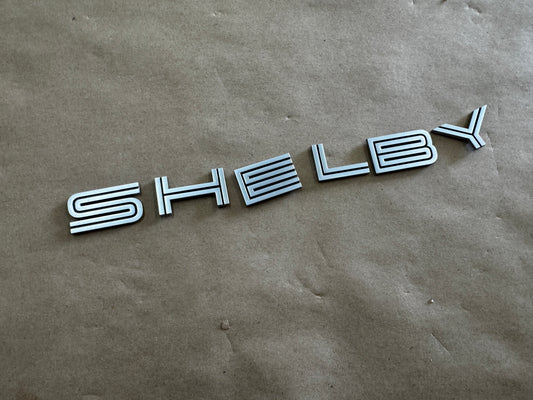 2007-2014 Ford Mustang Shelby GT500 Decklid Shelby Trunk Letters Emblems