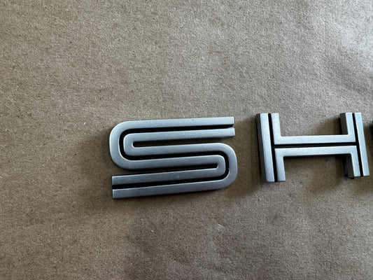2007-2014 Ford Mustang Shelby GT500 Decklid Shelby Trunk Letters Emblems
