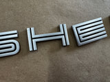 2007-2014 Ford Mustang Shelby GT500 Decklid Shelby Trunk Letters Emblems