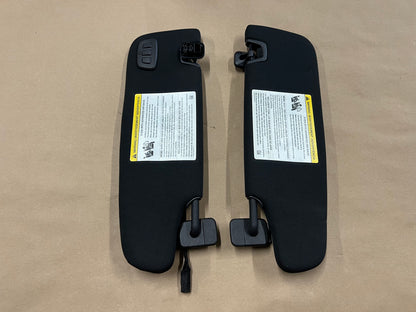 2015-2023 Ford Mustang Coupe Sun Visors Pair "Home Link"
