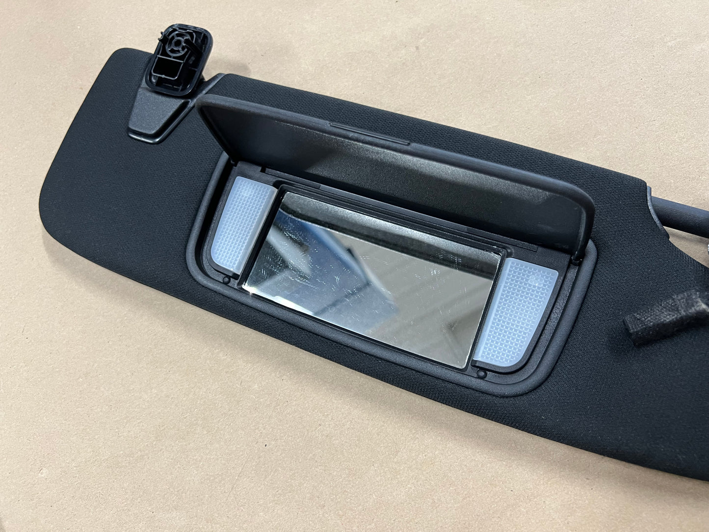 2015-2023 Ford Mustang Coupe Sun Visors Pair "Home Link"