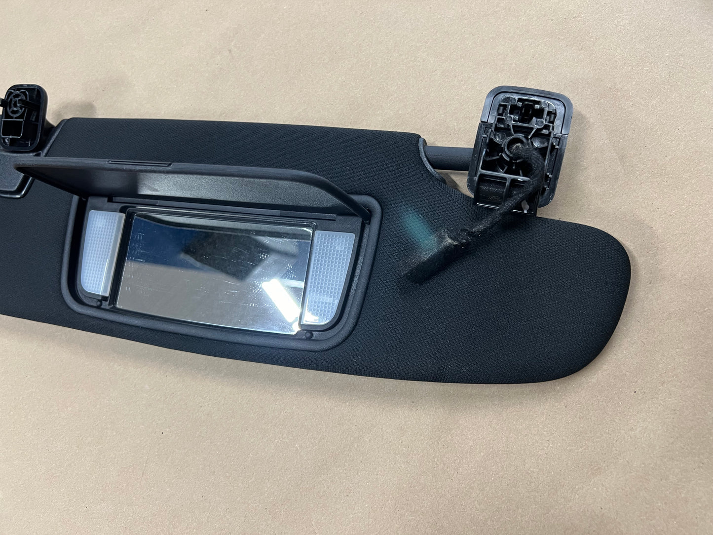 2015-2023 Ford Mustang Coupe Sun Visors Pair "Home Link"