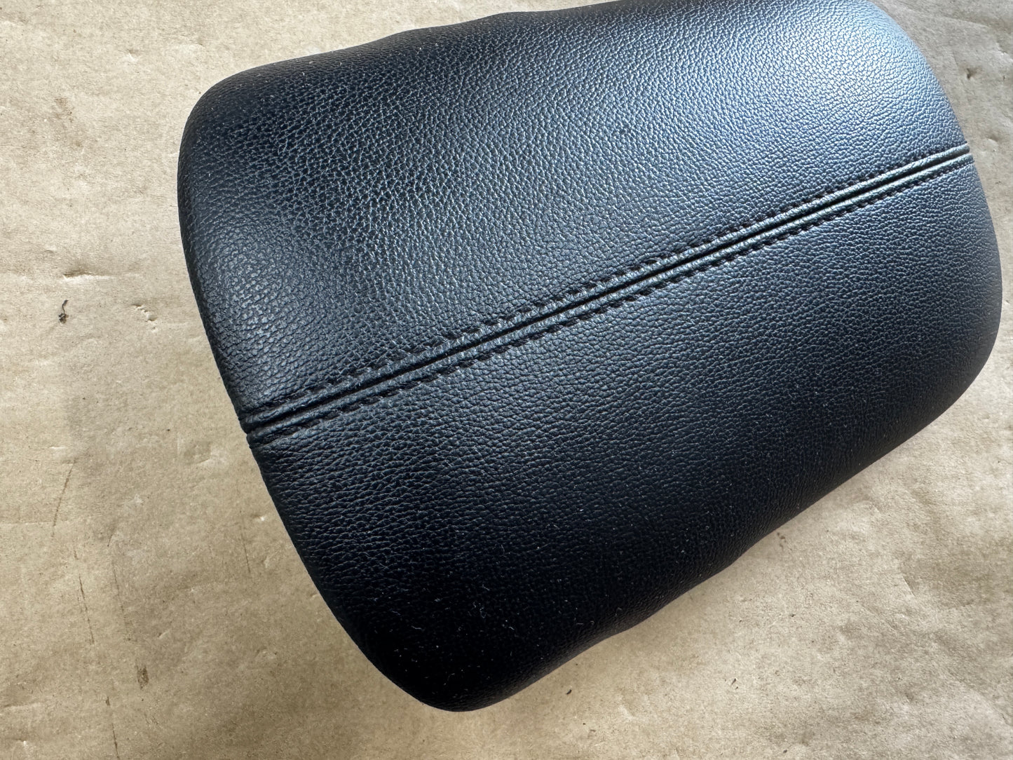 2015-2023 Ford Mustang Center Top Console Lid Armrest Black Stitching - OEM