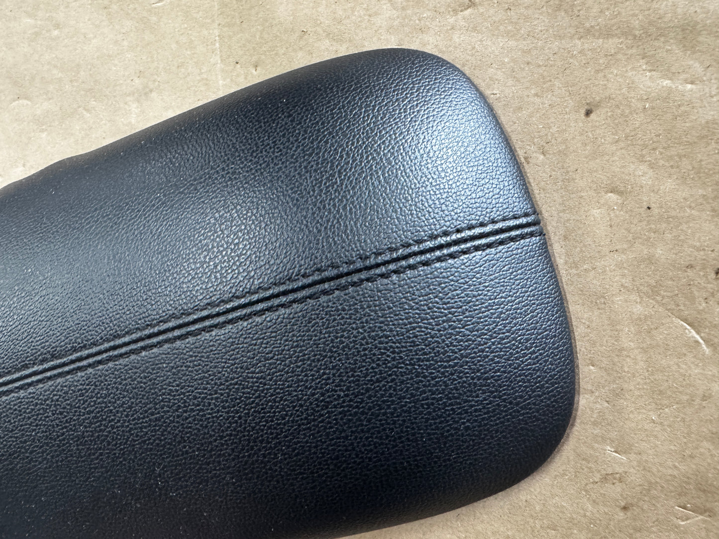 2015-2023 Ford Mustang Center Top Console Lid Armrest Black Stitching - OEM