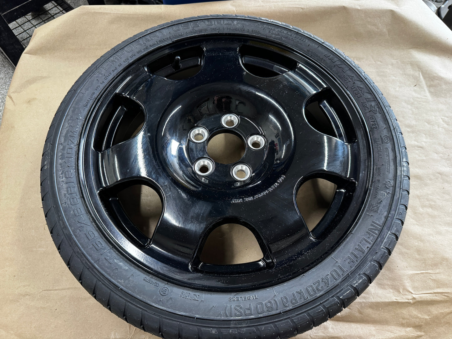 2015-2026 Ford Mustang GT Spare Tire 155/60/18 "Black"